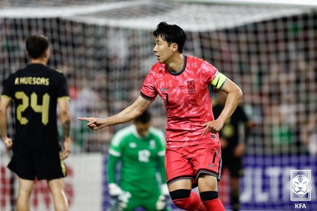 홍명보호, 멕시코와 2-2 무승부…손흥민, A매치 최다 출전 공동 1위